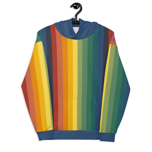 Men's Rainbow Jerry Hoodie - Rainbow/Blue
