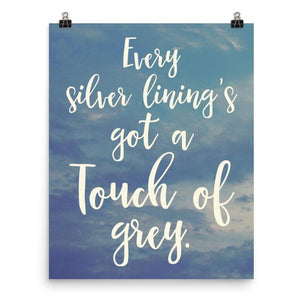 Lyrics Poster - Touch of Grey