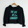 'The Life Of A Lawnboy' Crop Hoodie