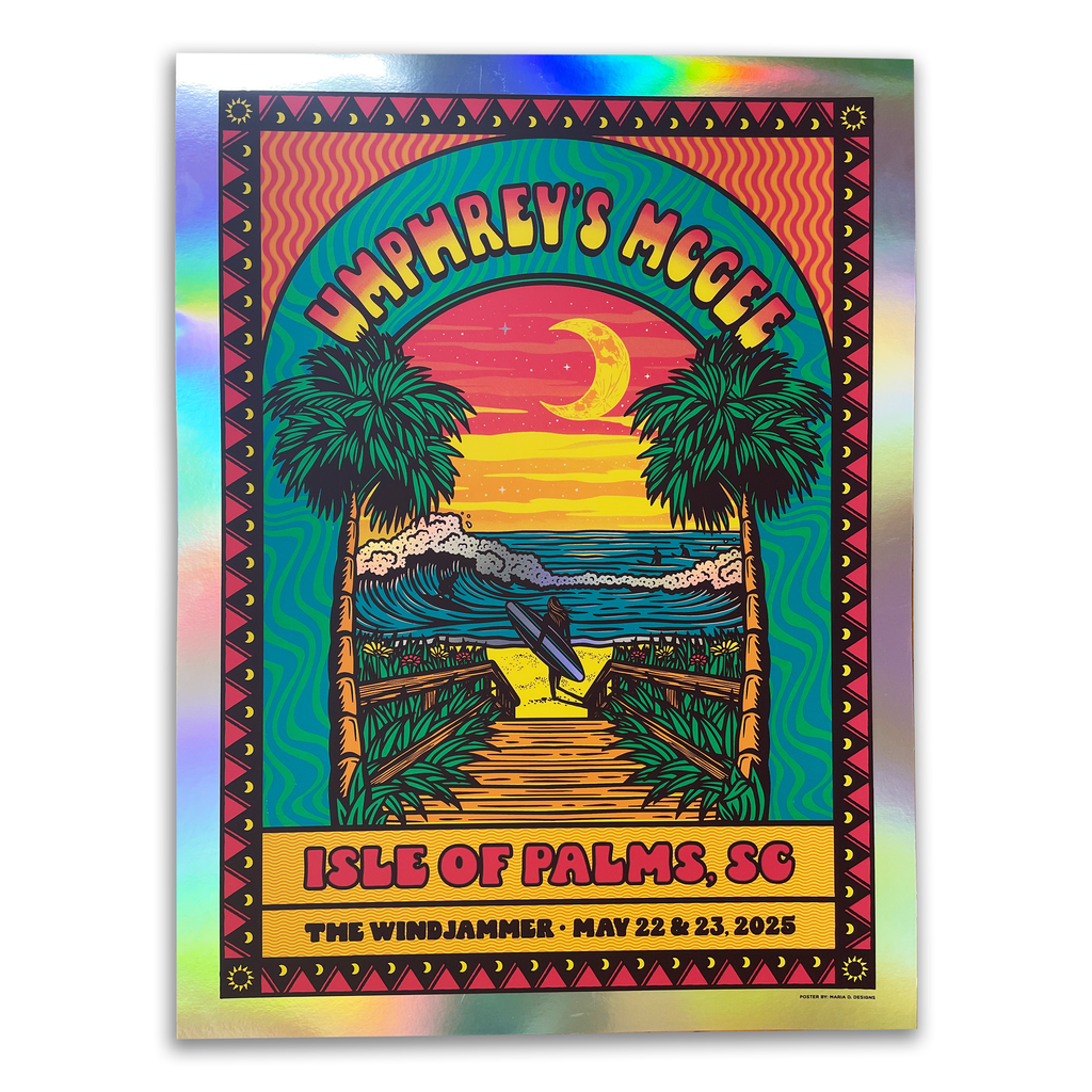Umphrey's Mcgee Poster - Isle of Palms, SC 2024 Foil