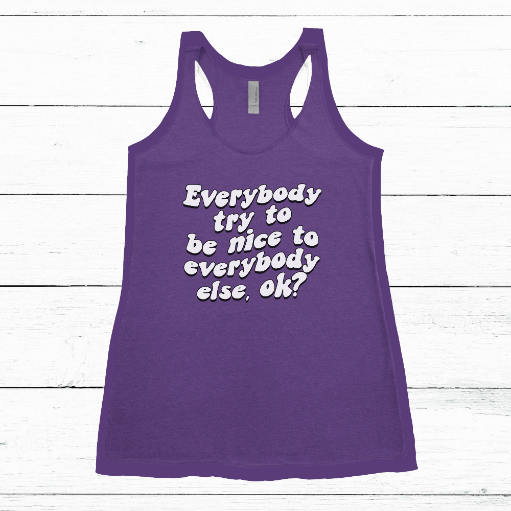 Jerry Says Be Nice Tank