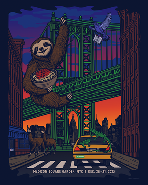 Phish Poster - Madison Square Garden, New Years Eve NYC 2023