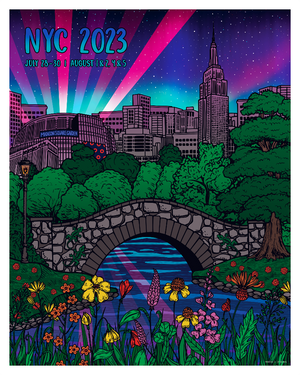 Phish Poster - Madison Square Garden, NYC 2023