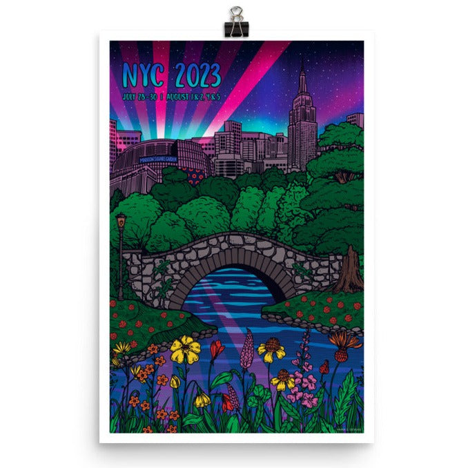 Phish Poster - Madison Square Garden, NYC 2023