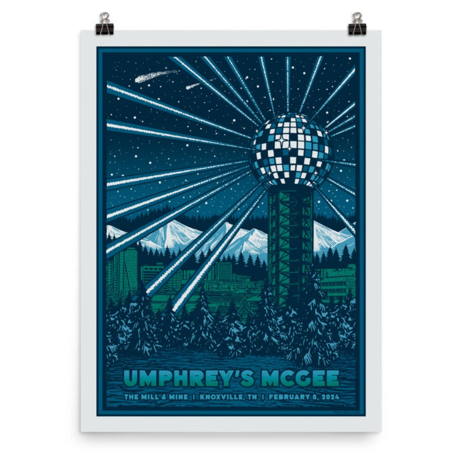Umphrey's Mcgee Poster - Knoxville, TN 2024