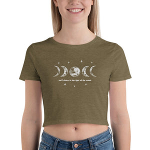 'We'll Dance in the Light of the Moon' Crop Tee