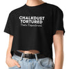 Women’s 'Chalkdust Poets Dept.' Crop Tee