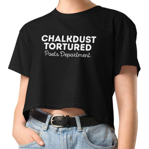 Women’s 'Chalkdust Poets Dept.' Crop Tee
