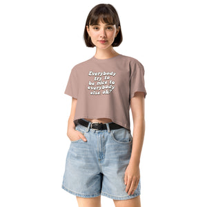 Women’s 'Jerry Says Be Nice' Crop Tee