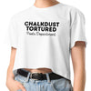 Women’s 'Chalkdust Poets Dept.' Crop Tee