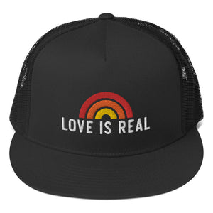 Love is Real Trucker Hat