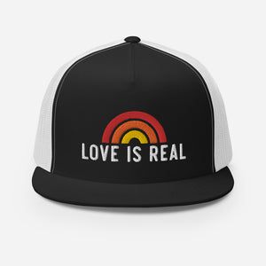 Love is Real Trucker Hat