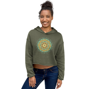 Everything's Right Crop Hoodie