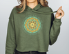 Everything's Right Crop Hoodie