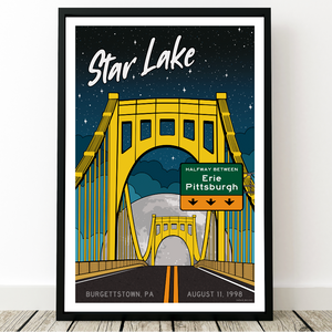 Phish Poster - Star Lake 1998