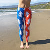 Lazy Lightning Leggings, Red White & Blue