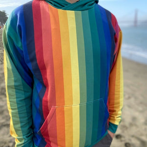 Men's Rainbow Jerry Hoodie - Rainbow/Green