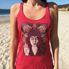 Women's Tank - Read The Book, Ruby Red