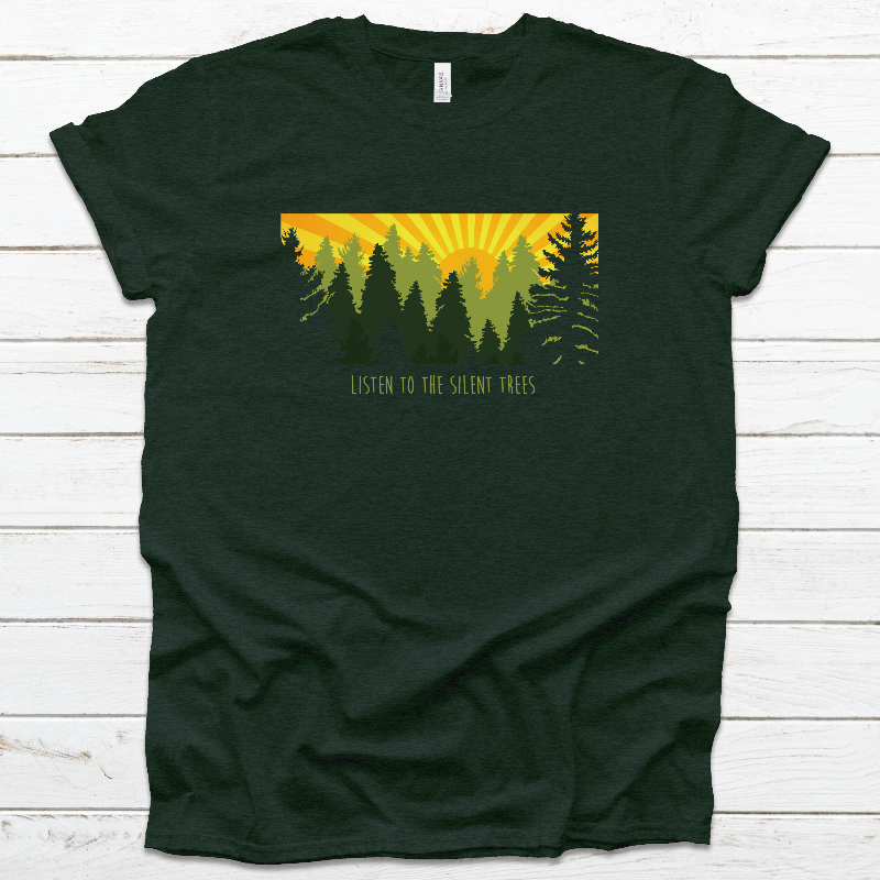 Men's 'Walls of the Cave' Tee, Listen to the Silent Trees