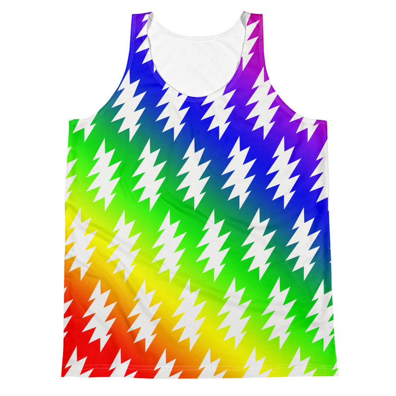 Men's Lightning Bolt Tank - RAINBOW