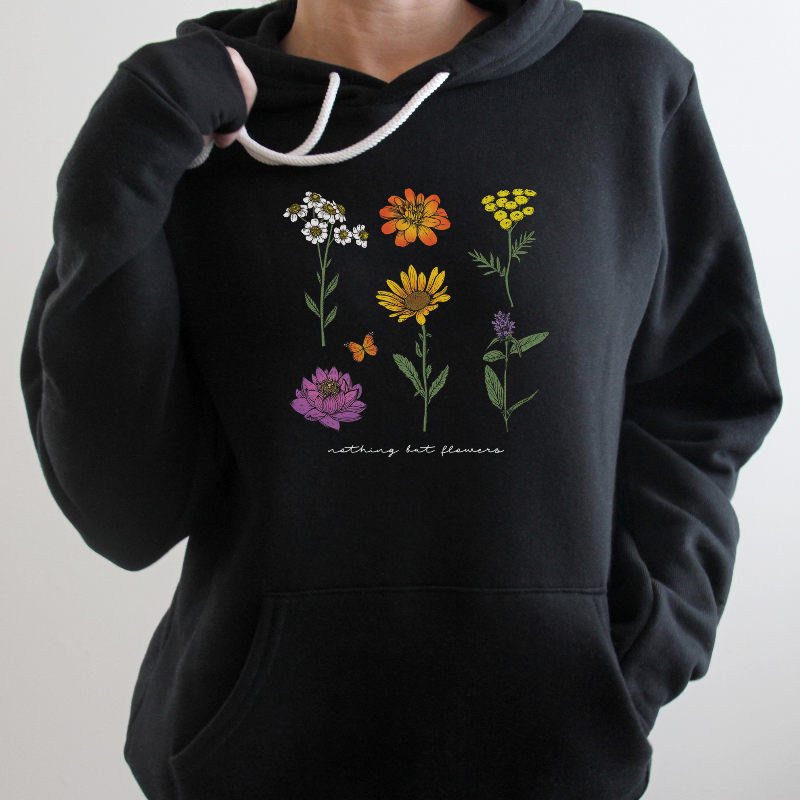 'Nothing But Flowers' Hoodie, unisex