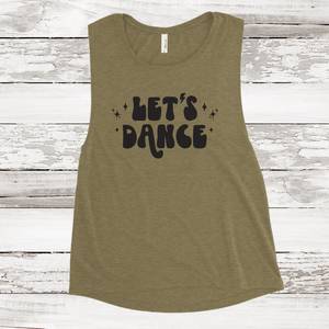 Women's Muscle Tank - Let's Dance