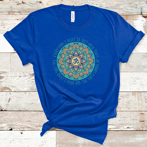 'Everything's Right' Mandala Tee (unisex sizing)