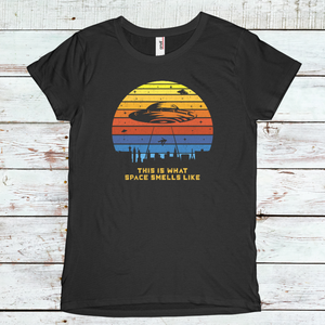 'Say it to me SANTOS' Tee, This is what space smells like (women's sizing)