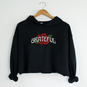 Grateful Crop Hoodie