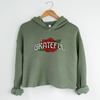 Grateful Crop Hoodie