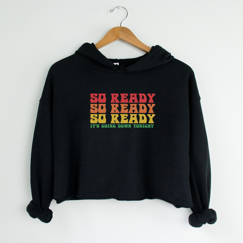 So Ready Crop Hoodie