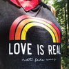 Women's Muscle Tank - Love is Real Not Fade Away
