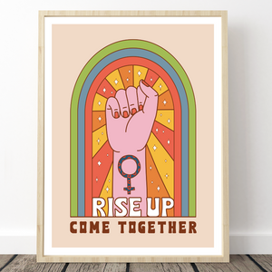 Lyrics Poster - Rise/ Come Together