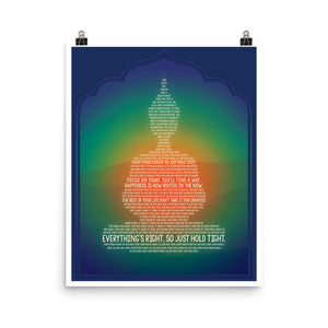 Lyrics Poster - Phish - Everything's Right Buddha