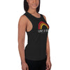 Women's Muscle Tank - Love is Real Not Fade Away