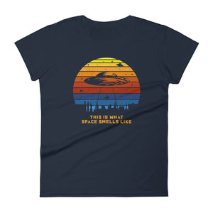 'Say it to me SANTOS' Tee, This is what space smells like (women's sizing)