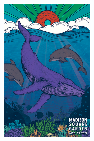 Phish Poster - Madison Square Garden, NYC 2022