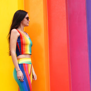 Jerry Rainbow Crop Top