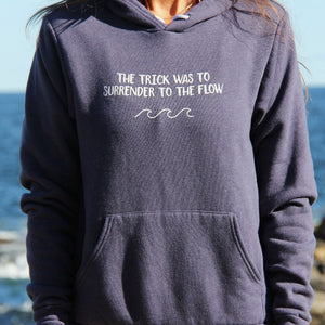 'Surrender to the Flow' Hoodie, Unisex