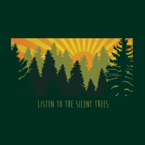 'Listen to the Silent Trees' Hoodie, Unisex