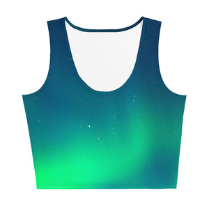 Northern Lights Crop Top Blue/Green