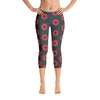 Donut Leggings - Capri Red/Blue