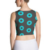 Donut Crop Top, Blue/Grey