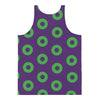 Men's Donut Tank - Purple & Green