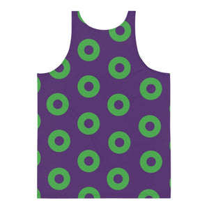 Men's Donut Tank - Purple & Green