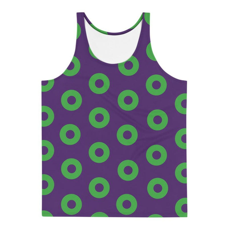 Men's Donut Tank - Purple & Green