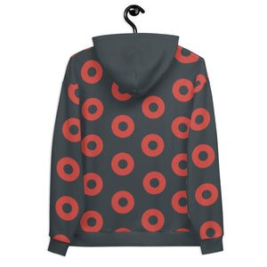 Men's Donut Hoodie Red/Blue