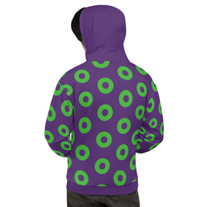 Men's Donut Hoodie Purple/Green