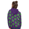 Donut Hoodie Purple/Green, Unisex