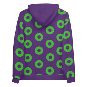 Men's Donut Hoodie Purple/Green